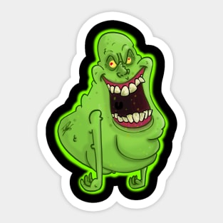 Slimer & Ecto Sticker